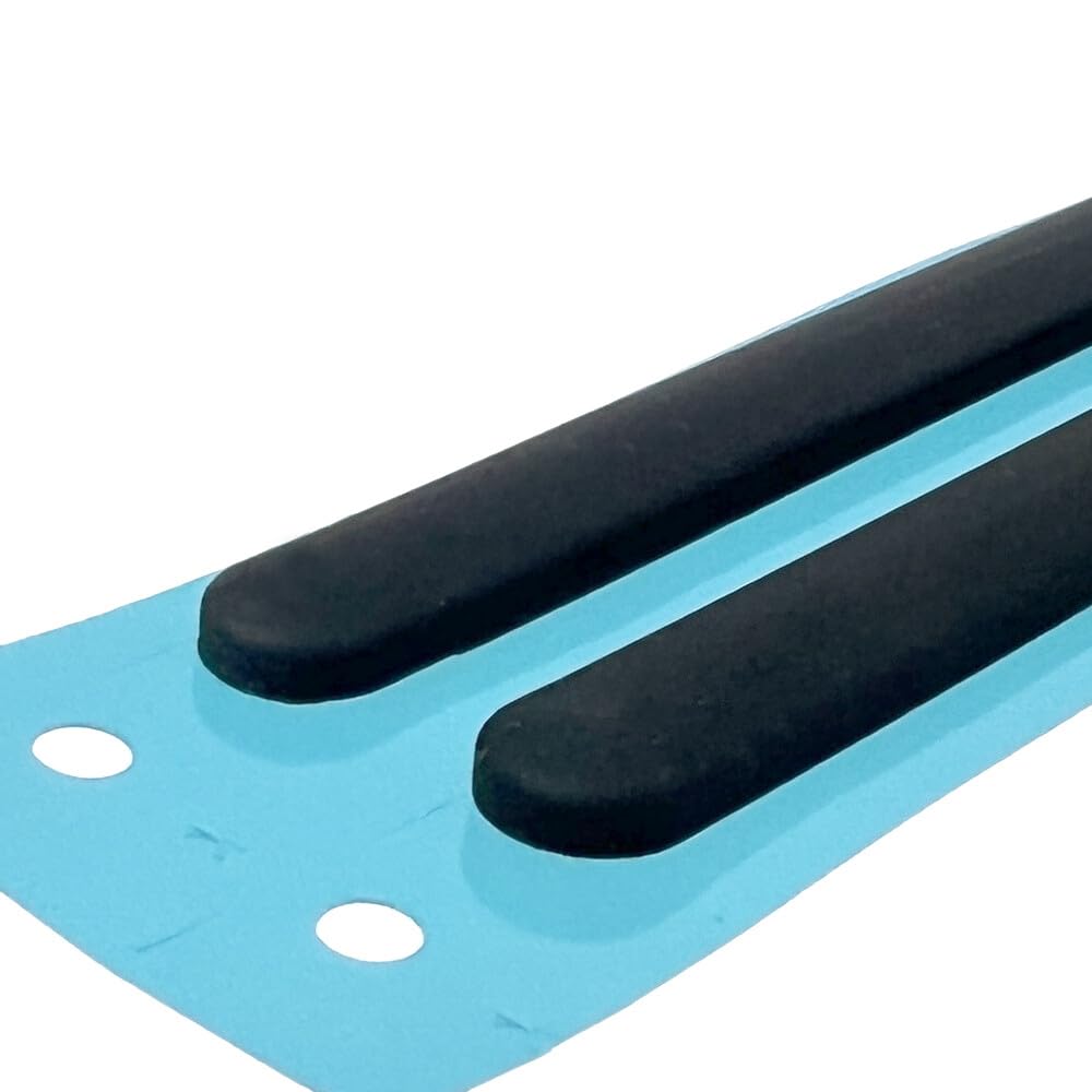 HSSDTECH Laptop Bottom Rubber Feet - Anti-Slip Pads for Dell Precision 7530 7540 Black (2 Pieces)
