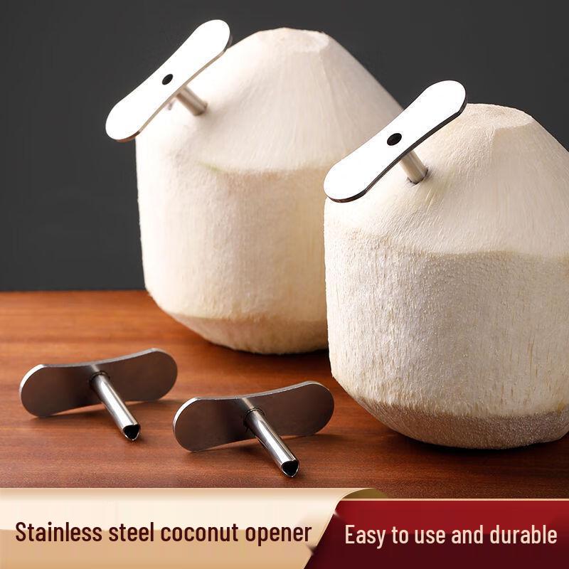 Stainless Steel Coconut Opener Set