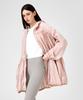 Xexymix Airy Balloon Shirred Hooded Long Jacket Rose Peony Xfk1Jl1106