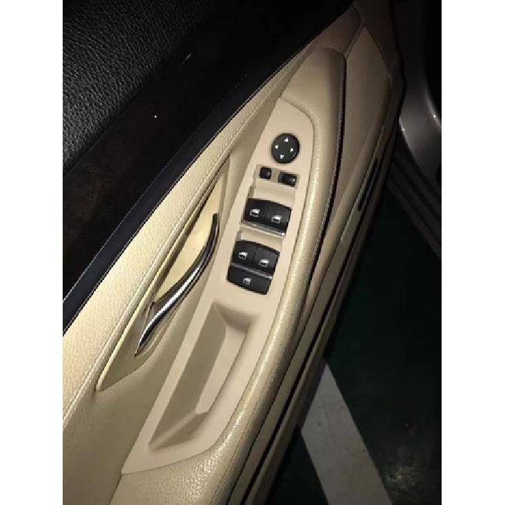 Inner Door Panel Handle Pull Trim Cover Set For BMW 5 Series F10 F11 2010-2016