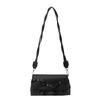 Small Fresh Bow Women'S Bag Fashionable Small Square Bag Textured Pu Shoulder Bag Versatile Messenger Bag
