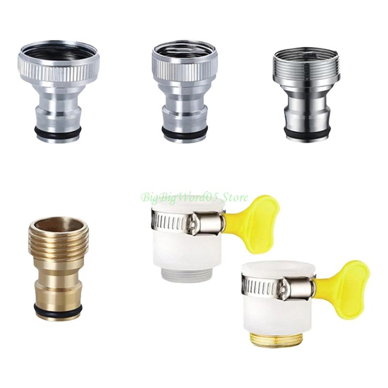 24TE Universal Inch Garden Hose Quick Connector for Tap Faucet Extension Pipe