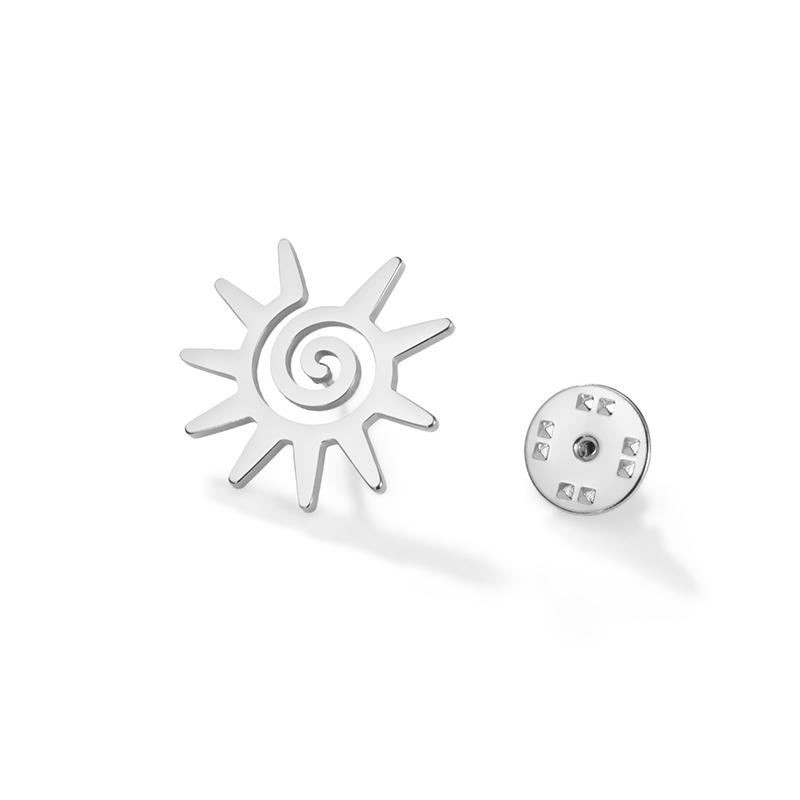 

Sun Lapel Pins Women S Brooch Stainless Steel Suit Badges On Backpack Trendy Jewelry Accessories 2026 A1