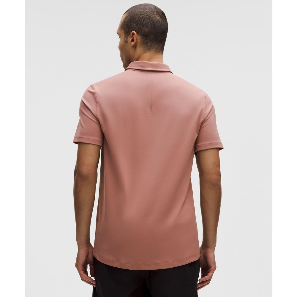 Lululemon Men S Showzero  Slim Fit Polo Shirt Red Clay