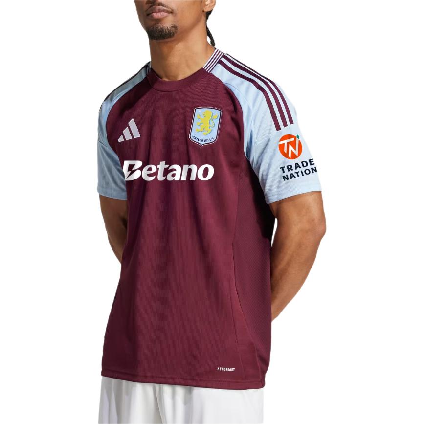 Men's Adidas Free Shipping With AdiClub Aston Villa Fc 24/25 Home Jersey