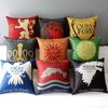 Kissenbezug aus Baumwolle und Leinen mit Game of Thrones-Motiv für Winterdeko Sofa Zuhause Auto