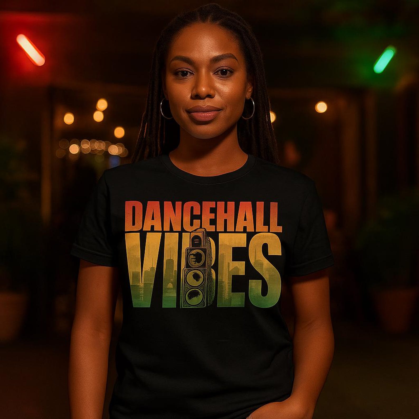 Dancehall Vibes Graphic Tee: Groovy Festival Streetwear 3XL