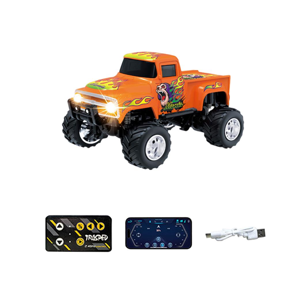 RC-Truck, RC-Sattelschlepper mit Anhänger, RC-Truck, Legierung im Maßstab 1/64, 2025 neuer RC-Truck, 2,4-GHz-Fernbedienung, als Geschenk für Kinder