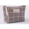 Large Capacity Canvas Wash Bag Fabric Zipper Coin Purse Convenient Travel Storage Bag