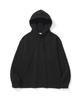 Semi-Oversized Hooded Sweatshirt [Black]