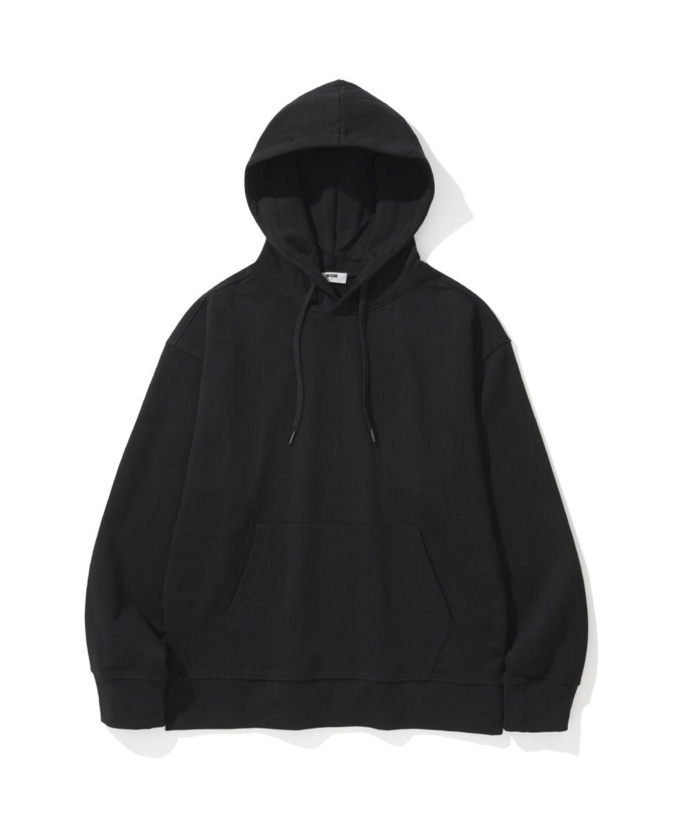 Xox Semi-Overfit Hooded Sweatshirt [Black] Black/Xxl