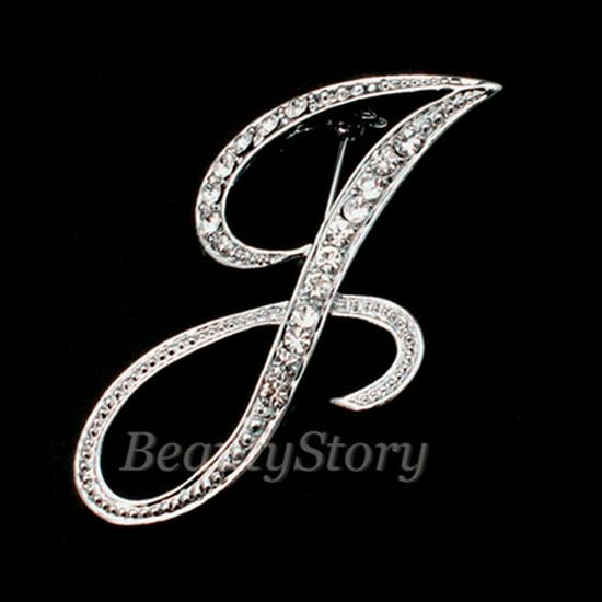 Versatile Rhinestone Alphabet Brooch: Men's Metal Lapel Pin Badge