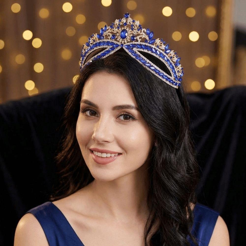 Baroque Style Wedding Crystal Crown Gorgeous Design Queen Crown Bridal Tiara  Bridal Accessories