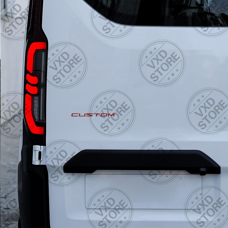 For Ford Transit Custom Lettering Car 3D Metal Logo Badge Decals Sticker Car Auto Rear Trunk Alphabet Emblem Styling Stickers