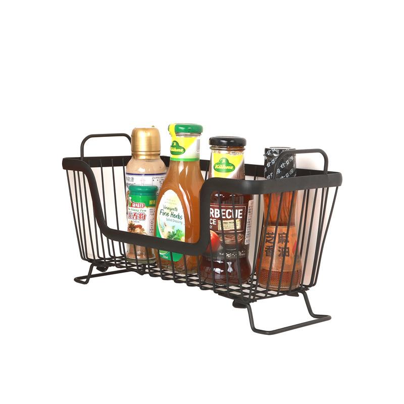 Multi-layer stackable fruit storage hand basket living room kitchen countertop seasoning vegetable snack basket