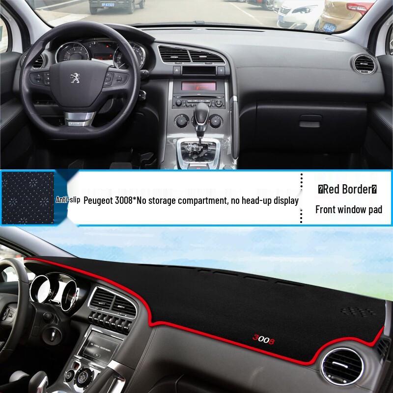 Peugeot 3008 (2013-2019) Center Console Sunshade Pad: Light-Blocking Instrument Panel Cover