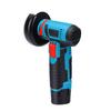 12V Mini Cordless Angle Grinder Polisher 19500RPM High Speed, 2 Saw Blades Compatible with Metal Wood Metal Cutting