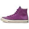 1970s Comfortable Casual High-Top Espadrilles Unisex Purple