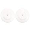 [Wedgwood Official Gift Wrapping] Festivity Pair Plates, 21cm, Ivory & Blue, Tableware, Christmas Gift, Wedding Gift, Housewarming Gift, aW1054018, Ge
