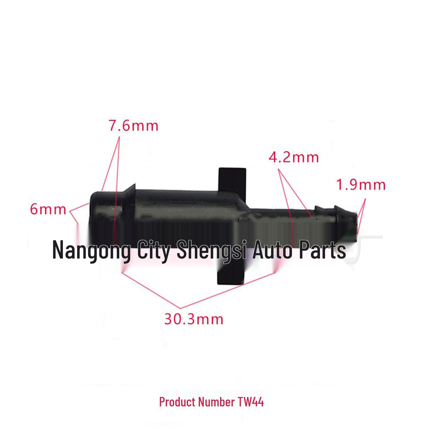 

Universal Car Wiper Fluid Tube Connector & Fixing Clip 10000 mL