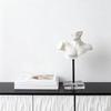 Resin Handicrafts Half-length Figurine David Sculpture Realistic Portrait Decorative Figurines Home Decoration Accessories