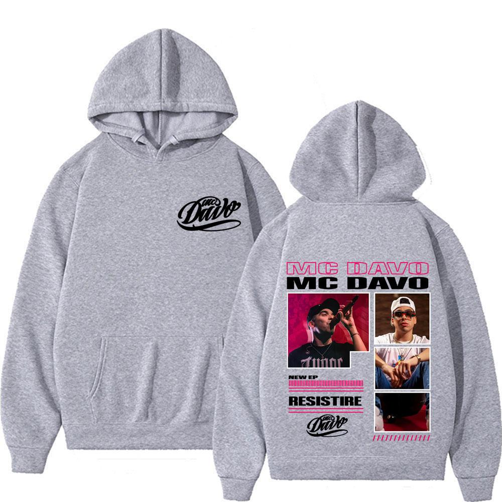 

Rapper Mc Davo Album Tour 2025 Graphics Hoodies Men Women Harajuku Fashion Vintage Hoodie Oversized Long Sleeve Sweatshirt Tops 3XL