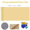 Balkon Oxford Sichtschutz Wasserdicht und Sonnenschutz Tuch Sichtschutzzaun Tägliche Nutzung