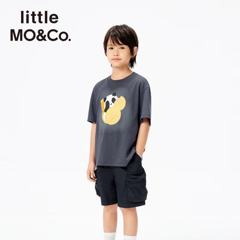 little MO&Co. Panda Series Kids  Sorona Cool Quick-Dry T-Shirt 160