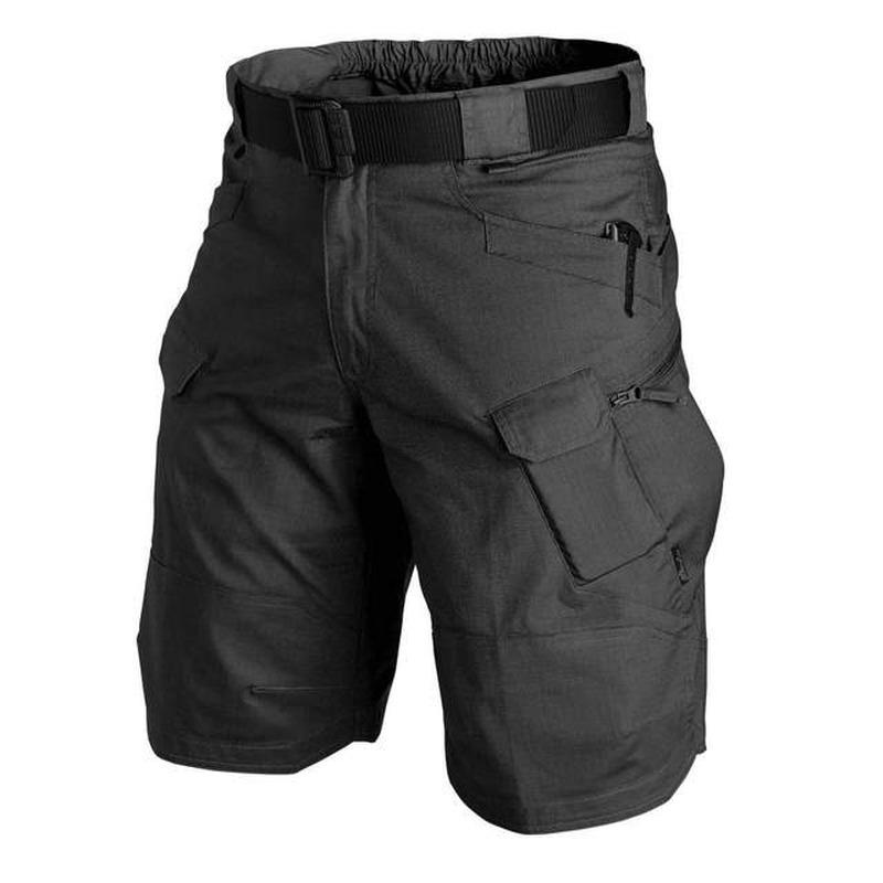 Men Urban Shorts Outdoor Wear-Resistant Cargo Shorts Quick Dry Multi-pocket Plus Size Hiking Pants