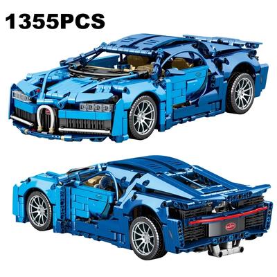 Super Sports Car Racing Model Assembles Boys Children's Gift Vehicle Brick Toys