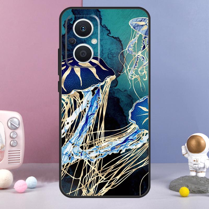 Magic Jellyfish Funda For OPPO Reno 13 F 11F 12F 14F 10 11 12 14 Pro 7 8 Lite OPPO Find X6 X5 X8 X9 Pro Case