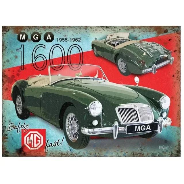 Vintage S GTI Sports Classic Car Metal Tin Sign Plaque  Retro Wall Art for Garage Man Cave Living Room Home Decor  X Inch
