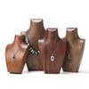 Wooden Model Jewelry Rack Jeweler Necklaces Displays Dedicated Holder Necklace Counter Display Shelf Jewellery Storage Stand