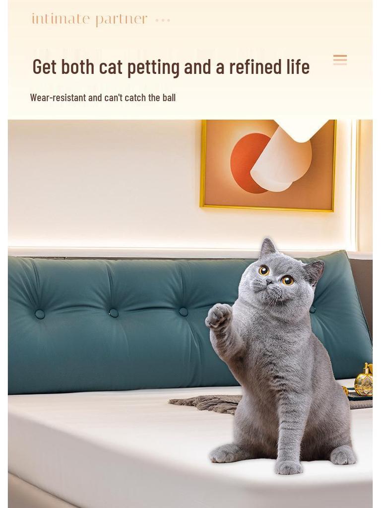 Luxury Triangle Headboard Cushion: Soft Upholstery for Bedroom, Lumbar Support, Bay Window, or Sofa