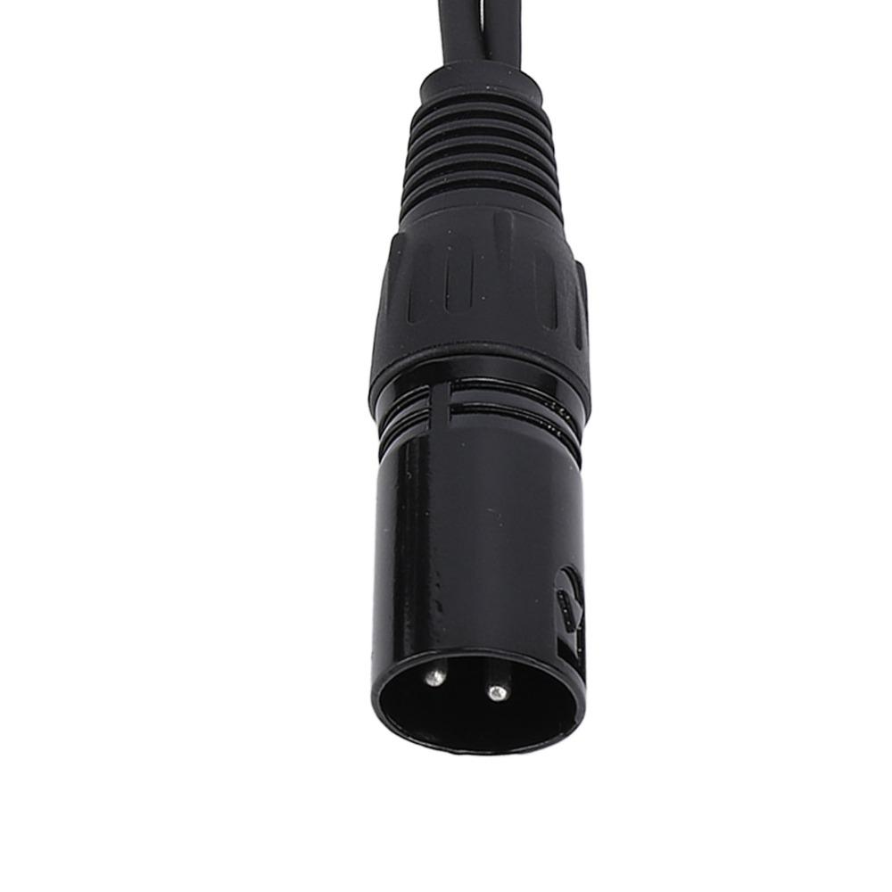 30cm / 11.8in 3 Pin Balanced Adapter Cord Plug and Play Microphone Splitter Cable  Recording Studio