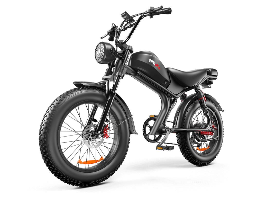 Electric Bicycle EMOKO C93 1000W Motor Electric Bike Adult Top Speed 50Km/h 48V 20AH Max Range 90Km Load Black