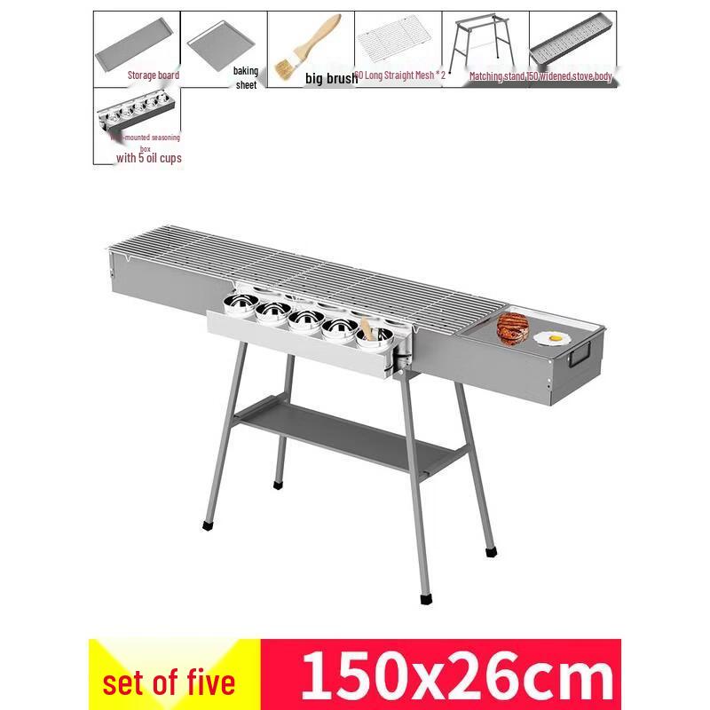 Outdoor Folding Commercial BBQ Grill