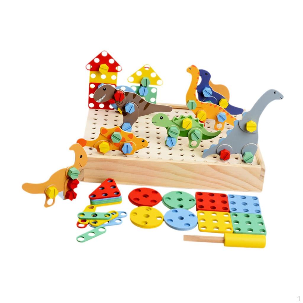 Children's Screw Toy Play Set, DIY Construction Tool for Imaginative Fun