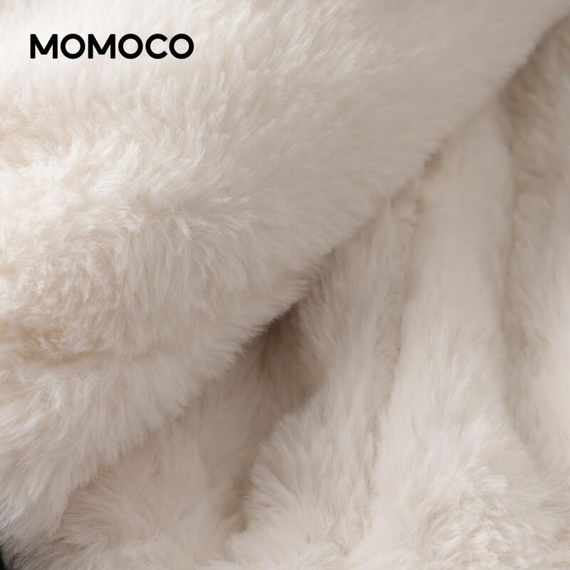 MOMOCO Boys' Fleece-Lined PU Leather Jacket