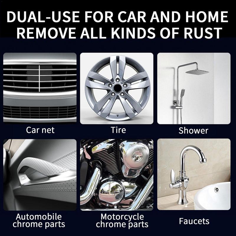 Krom Temizleyici Pas Sökücü Pas Lekesi Sökücü Krom Sprey Temizleyici Pas Alma Spreyi 120ml Suya Dayanıklı Araba Dış Bakımı