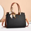 Trend Designer Female Handbag High Quality Leather Women's One Shoulder Tote Bag Wallet Large Capacity Shopping Bag