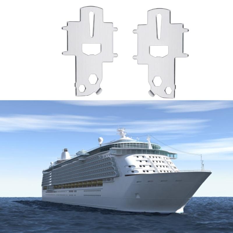 2pcs Stainless Boat Gas Tool Bottle Opener Deck Fill Plate Key Replacement Key for Fuel Water Tank Plate Deck Tool Key