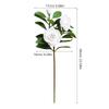 Artificial Flower Faux Gardenia Simulation Blooms for Wedding Decor Table Centerpiece Home Living Room Bedroom Adornment