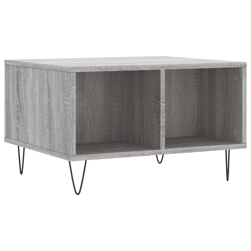  Coffee Table, Grey Sonoma Oak 60x50x36.5 Cm, Wood-based