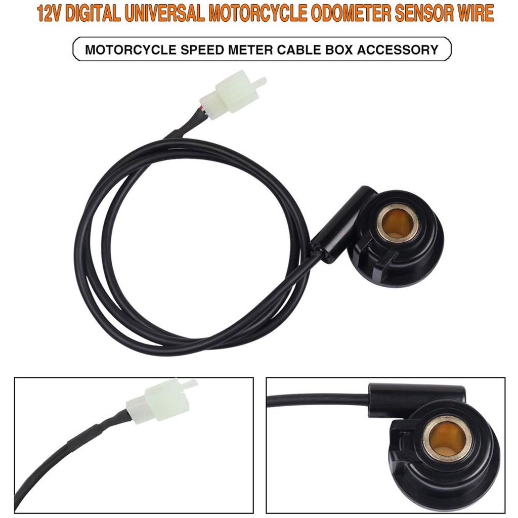 Digital Speedometer Sensor Wire Replacement Universal Motorcycle Odometer Cable Stable Performance for Electric Motorcycle