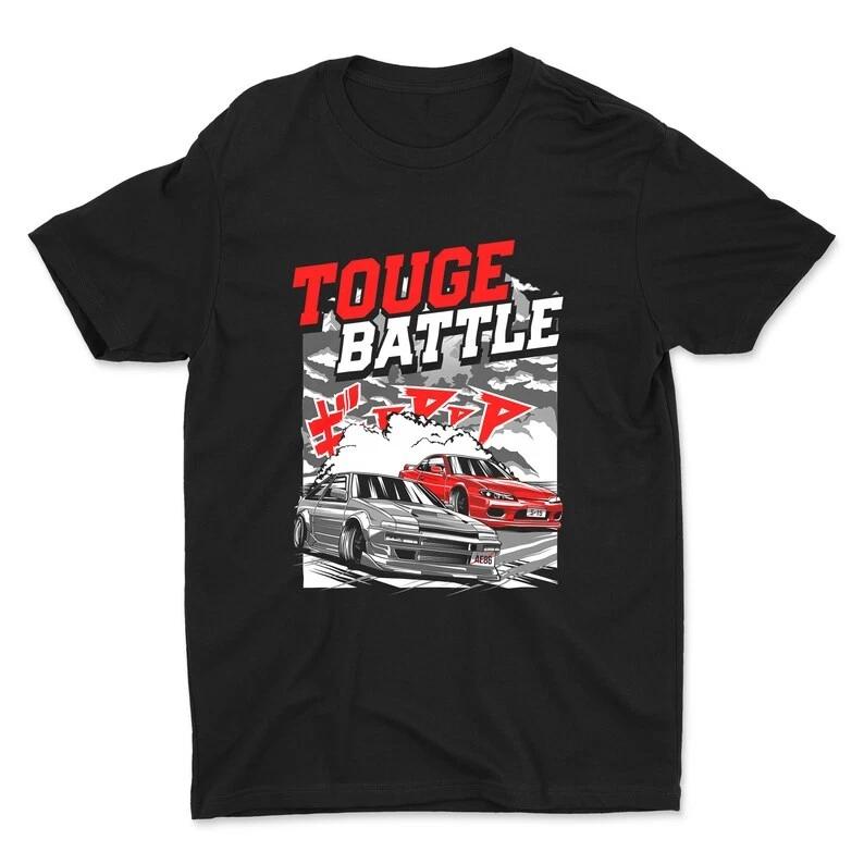 Toyota AE86 & Nissan S15 Touge Battle Car T-Shirt | JDM Shirt, Gift For Car Guys XXL