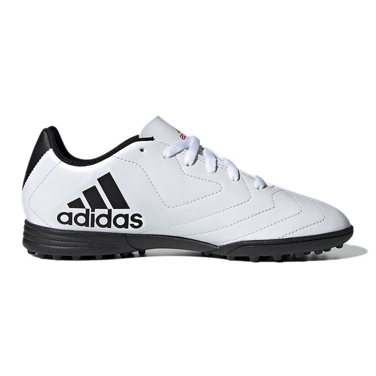 Adidas VII TF J Bequeme Vielseitige Langlebige Low-Top Kinder Fußballschuhe Kinder Fußballschuhe Weiß Schwarz EF7251