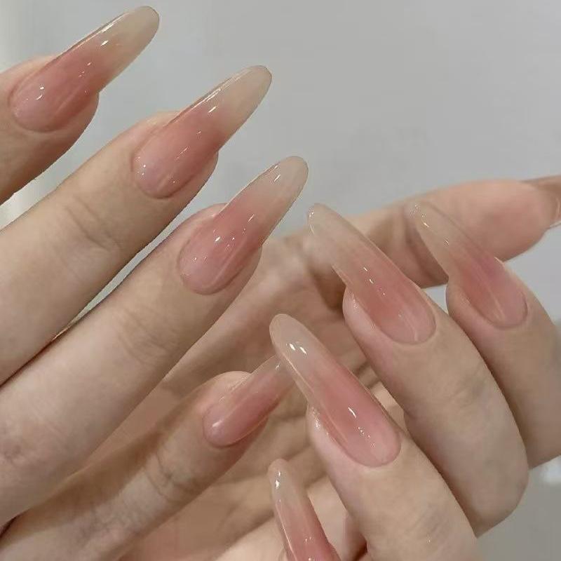 Noste nehty Advanced Kočičí oko Kamínky Francouzská Ručně dělaná Manikúra Nehtová fólie Spice Girl Čistá Touha Umělé nehty