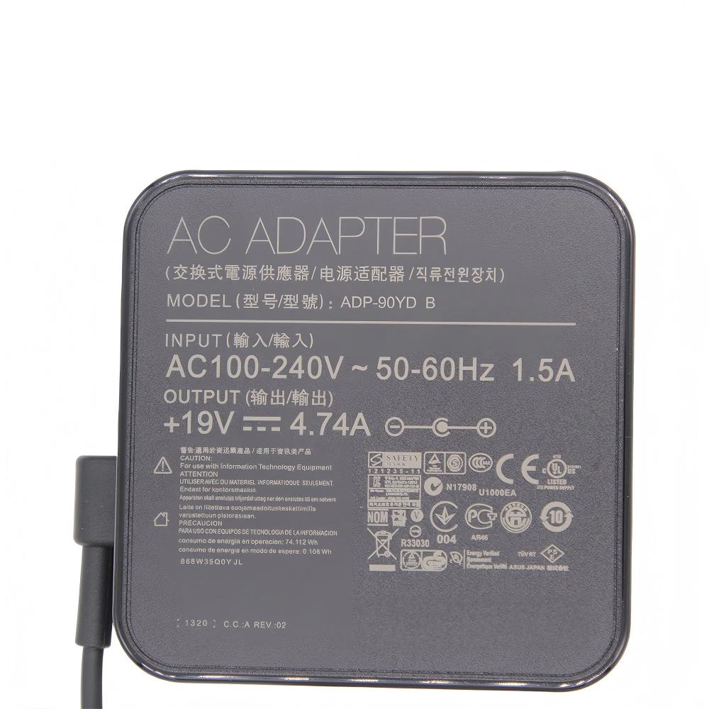 19V 4.74A 90W 5.5*2.5mm Laptop Adapter Charger ADP-90YD For ASUS Toshiba/ A53S A8J Q550L K55A N56V X54C X551C K55VD K52