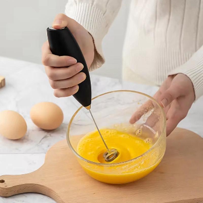 Elektrischer Eierschläger Milchaufschäumer Kabellos Handheld Kaffee Cappuccino Aufschäumer Haushalt Mini Schneebesen Mixer